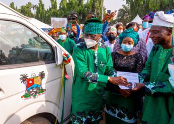 PICTURES: Gov. Sanwo-Olu, First Lady Attend the Y2021 Community Day Celebration at the Police College Parade Ground, Ikeja, on Tuesday, December 21, 2021