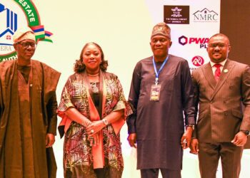 PICTURES: Gov. Sanwo-Olu Attends the Opening of the 2nd Lagos Real Estate Market Place Conference and Exhibitions at Eko Hotel and Suites, V.I, on Tuesday, December 7, 2021