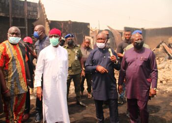Fuel Tanker Explosion: Okowa Visits Scene
