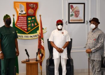 PHOTO: Gov Wike visit Makinde and Condolence Visit to Olubadan Family