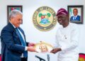 PHOTOS: Gov. Sanwo-Olu Receives Ambassador of the Republic of Turkey to Nigeria, Mr. Hidayet Bayraktar, at Lagos House Marina, on Thursday, January 27, 2022