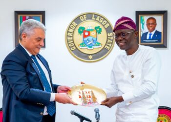 PHOTOS: Gov. Sanwo-Olu Receives Ambassador of the Republic of Turkey to Nigeria, Mr. Hidayet Bayraktar, at Lagos House Marina, on Thursday, January 27, 2022