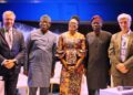 PHOTOS: Govs Sanwo-Olu, Fayemi at a high-level with the Theme: Ports to Arms: Africa Responds to Covid-19-Equity, Delivery and Manufacturing, Held at Transcorp Hilton Hotel, Abuja, On Wednesday 23 February 2022