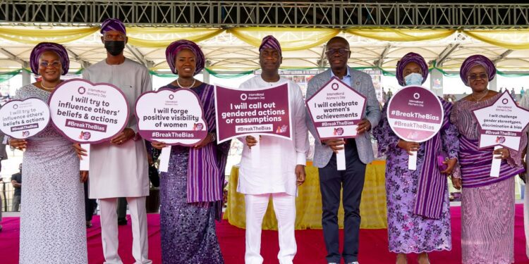 PICTURES: Gov. Sanwo-Olu, His Deputy, Dr. Hamzat Attends WAPA International Women’s Day Celebration Held at Mobolaji Johnson Arena, Onikan, on Tuesday, 08 March 2022