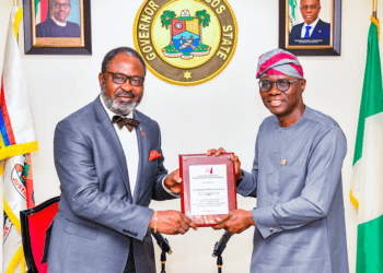 PHOTOS: Gov. Sanwo-Olu Receives Executives of the Chartered Institute of Arbitrators Nigeria at the Lagos House, Marina, on Wednesday, 30 March 2022