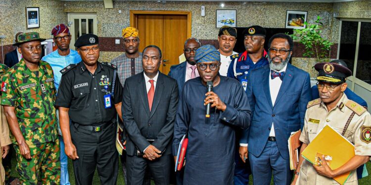 PHOTOS: Gov. Sanwo-Olu Briefs State House Correspondents at State Security Meeting at Lagos House, Ikeja, on Tuesday, May 24, 2022