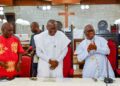 PHOTOS: Gov. Sanwo-Olu at the Opening of 39th Council of Bishops of Methodist Church, Nigeria at the Methodist Church of Trinity, Tinubu in Lagos on Tuesday, 03 May 2022