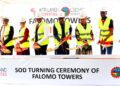 PHOTOS: Governor Sanwo-Olu at the Ground Breaking Ceremony of Falomo Towers, Ikoyi, on Friday, 17 June, 2022