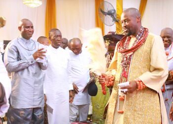 Omo-Agege, Okowa, Ibori, Others Attend Anniversary Thanksgiving of Warri Monarch