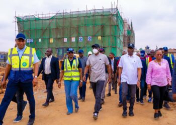 PHOTO NEWS: Gov. Sanwo-Olu Inspection Visit to the Ongoing Work on the Red Rail Project Sites, on Sunday, August 07, 2022