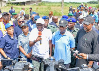 PICTURES: Gov. Sanwo-Olu Inspects The On-going Work And Operational Completion Of Proposed Timberville, Agbowa In Ikorodu, On Tuesday, 16 August, 2022