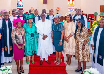 PICTURES: Gov. Sanwo-Olu Attends Y2022 Children And Youth Harvest Thanksgiving Of Our Saviour’s Church, Diocese Of Lagos (Anglican Communion), At TBS, Marina On Sunday, 28 August, 2022