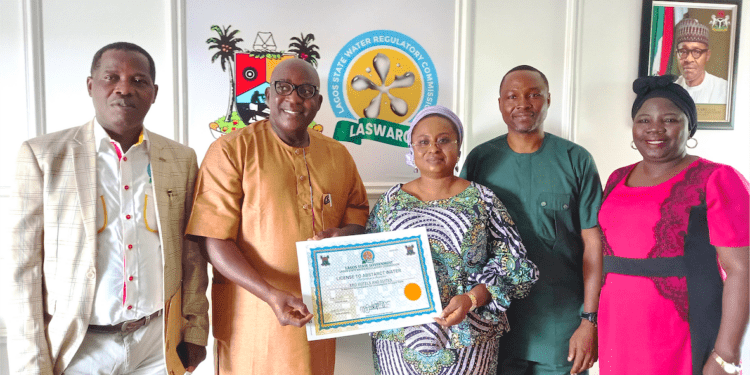 GROUNDWATER: LASWARCO Presents Abstraction, Water Treatment Plant Certification To Eko Hotels