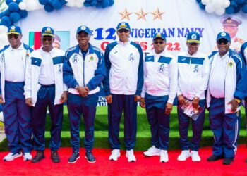 PICTURES: President Buhari & Gov. Sanwo-Olu At The Formal Commissioning Of The Nigerian Navy Sports Complex And Opening Ceremony Of The 12th Nigerian Navy Games At Navy Town Barracks, Ojo, On Thursday, 8th September, 2022