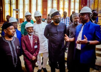N’Assembly renovation: Gbajabiamila inspects projects, seeks delivery of quality work, early completion.