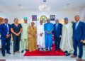 PICTURES: Gov. Sanwo-Olu receives the Board of Trustees of Nigeria Media Merit Award (NMMA) during a Courtesy Visit at Lagos House, Marina, on Tuesday, October 18, 2022