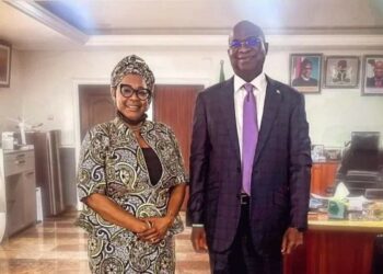 OLOMI ROAD: Fed. Lawmaker, Akande-Sadipe Meets Fashola, Says Road a Death-trap