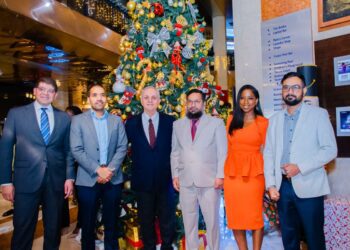 Yuletide: Transcorp Hilton Lights Up For Christmas
