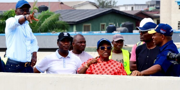 MORE PHOTOS: Gov Sanwo-Olu, Dep Gov Hmazat At The Inspection Of The Red Line Rail On Tuesday, 21st March 2023