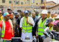 PICTURES: Gov Sanwo-Olu Launches Rebuild Of Akere Auto Spare Parts Market At Olodi-Apapa, Ajeromi Ifelodun Local Government. On Wednesday, 15th March 2023