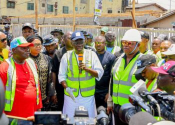 PICTURES: Gov Sanwo-Olu Launches Rebuild Of Akere Auto Spare Parts Market At Olodi-Apapa, Ajeromi Ifelodun Local Government. On Wednesday, 15th March 2023