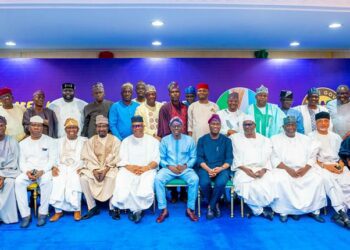 PICTURES: Gov Sanwo-Olu Receives Senate President Aspirant, Sen. Godswill Akpabio And Other Senators-Elect At Lagos House, Marina, On Sunday, May 14, 2023