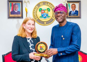 PICTURES: Gov Sanwo-Olu Receives Swedish Ambassador To Nigeria, H.E Annikah Hahn-Englund At Lagos House, Marina, On Friday, May 12, 2023