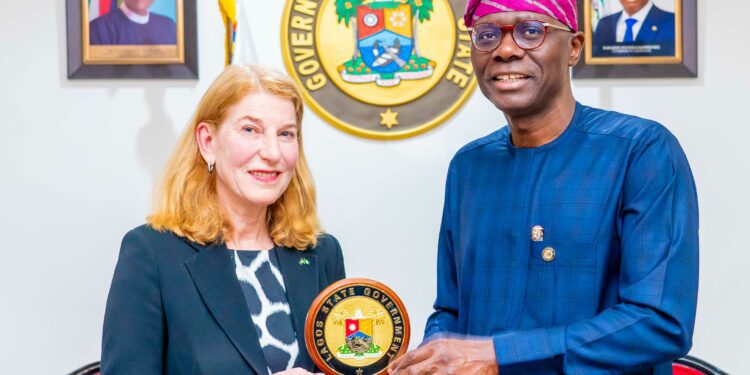 PICTURES: Gov Sanwo-Olu Receives Swedish Ambassador To Nigeria, H.E Annikah Hahn-Englund At Lagos House, Marina, On Friday, May 12, 2023