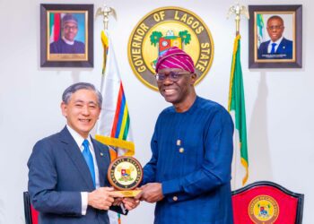 PHOTOS: Gov Sanwo-Olu Receives Japan Ambassador To Nigeria, H.E Matsunaga Kazuyoshi At Lagos House, Marina, On Friday, May 12, 2023