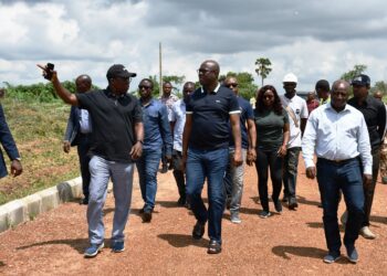PHOTO: Gov Makinde Inspection To Fashola Farm Estate