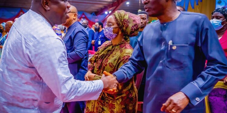 Sanwo-Olu Congratulates Ambode At 60