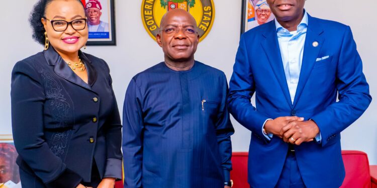 PICTURES: Gov Sanwo-Olu Receives Governor Alex Otti Of Abia State At Lagos House, Marina, On Wednesday, 21st June 2023