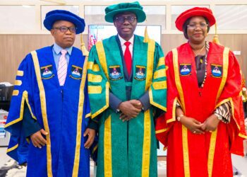 MORE PICTURES: Gov Sanwo-Olu, Fashola, Fayemi, Others At The 26th Convocation Ceremony Of Lagos State University, LASU, Ojo, On Thursday, 22nd June 2023