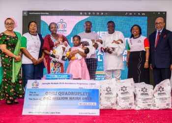 PICTURES: First Lady Of Lagos State, Dr Sanwo-Olu Launches Jumejilo Multi-Birth Assistance Programme (JMAP), Presents Cheques To Beneficiaries, At The Lagos House, Ikeja, On Tuesday, 25th July 2023