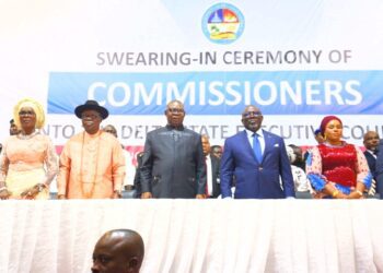 Oborevwori swears-in Commissioners, harps on effective service delivery