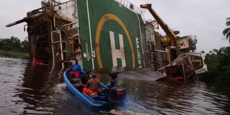 MAJESTIC RIG INCIDENT: NIMASA Dispatch Search And Rescue Team