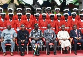 Chukkol Charges 332 Newly- Graduated Cadets Against Corruption and Indiscipline