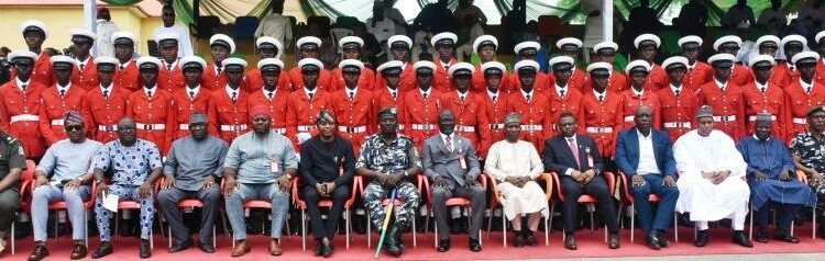 Chukkol Charges 332 Newly- Graduated Cadets Against Corruption and Indiscipline