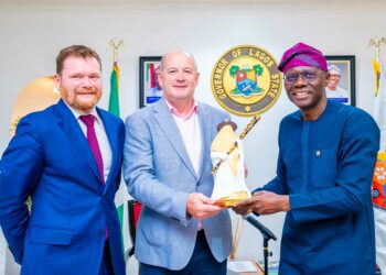 PHOTOS: Gov. Sanwo-Olu Receives Ambassador Of Republic Of Ireland To Nigeria, H.E Mr. Peter Ryan At Lagos House, Marina, On Thursday, August 31, 2023