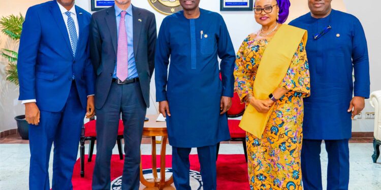 PICTURES: Gov. Sanwo-Olu Receives New British Deputy High Commissioner, Jonny Baxter At Lagos House, Marina On Friday, September 22, 2023