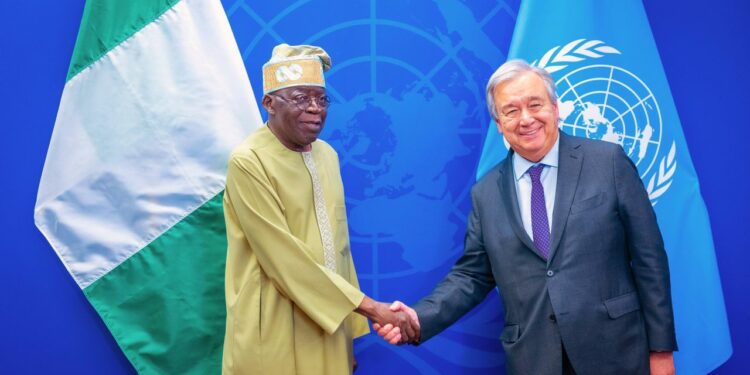 PRESIDENT TINUBU TO UN SECRETARY-GENERAL: We Must Not Use Human Rights Advocacy As A Weapon To Stop African Nations From Taking Steps Needed To Reform Their Economies