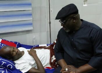 Oborevwori visits ailing Kokori, takes over hospital bills