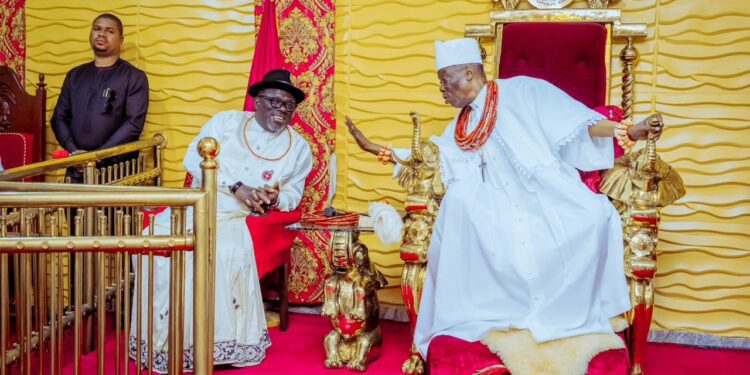 Oborevwori visits Orodje, attends traditional marriages in Delta