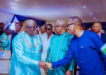 Oborevwori, Uduaghan, Okowa, attend Ukodhiko’s thanksgiving