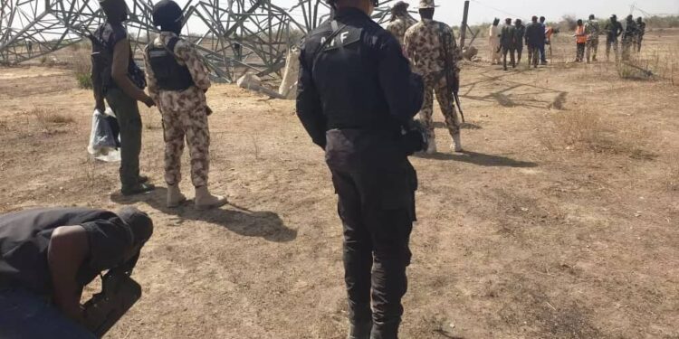 Bomb Blast Destroy Three Towers, One NSCDC Official Killed In The Incident