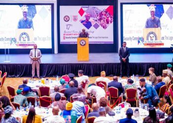 PICTURES: Gov. Sanwo-Olu as Chief Host at the 17th Annual Town Hall Meeting on Security with the Governor, at Eko Hotel and Suites, V.I, on Tuesday, 12 December 2023