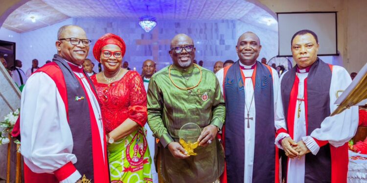 Anglican Church bestows ‘Defender of faith’ award on Oborevwori