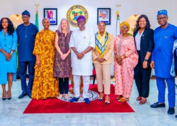 PICTURES: Gov. Sanwo-olu Receives Board Members of Teach for Nigeria and Ceo, Teach for All, Wendy Kopp at Lagos House, Ikeja, on Thursday, 25th January 2024