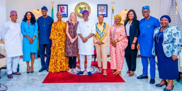 PICTURES: Gov. Sanwo-olu Receives Board Members of Teach for Nigeria and Ceo, Teach for All, Wendy Kopp at Lagos House, Ikeja, on Thursday, 25th January 2024