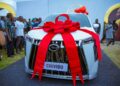 GAC Motor Nigeria, leads the auto-Industry again, gifts its Luxury GN8 MPV to Nigerian Music Superstar Davido and His wife for their wedding